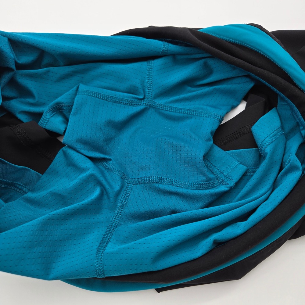 Adidas Climalite Womens Black Teal Athletic Lined Skort Tennis Golf Size Large - Picture 6 of 6